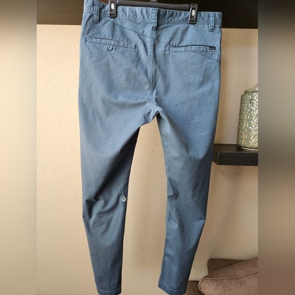 Volcom Fricken Men's Mondern Fit  Pants 36W Blue - Picture 1 of 6